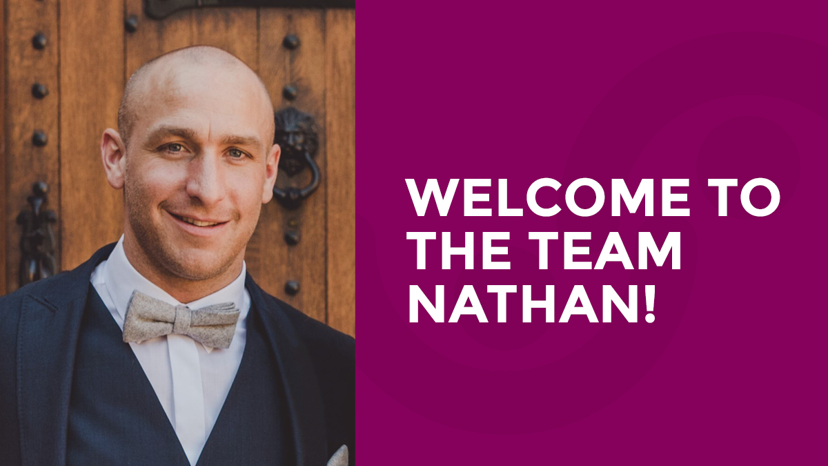 Welcome to the team Nathan!