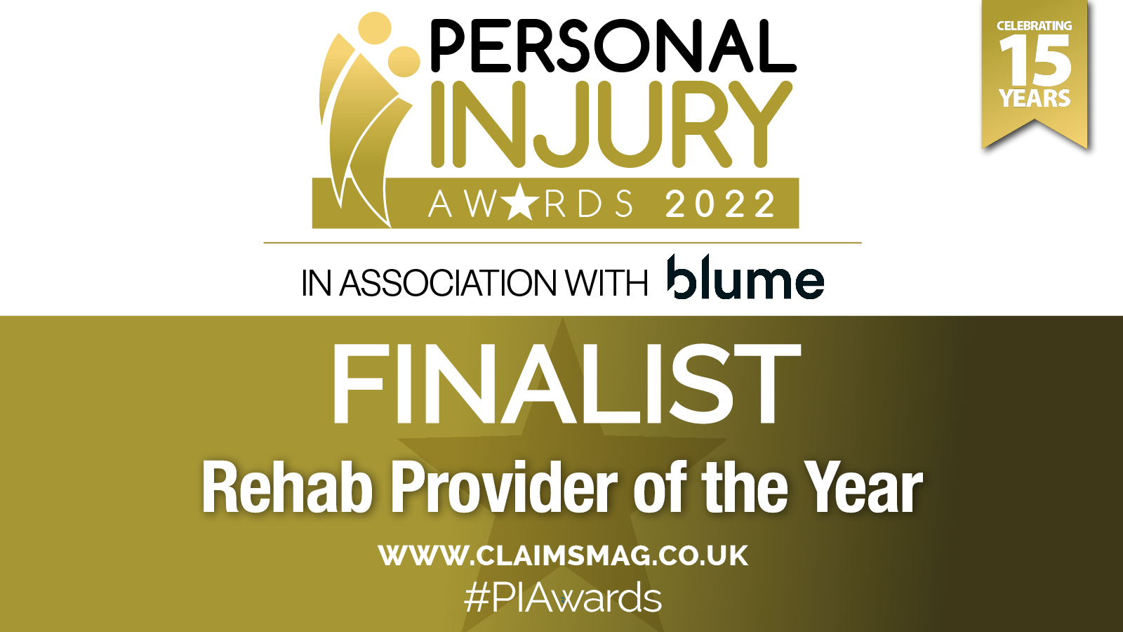 PI Awards 2022 Rehab Provider