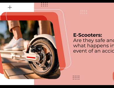 E-Scooters: Are they safe and what happens in the event of an accident?