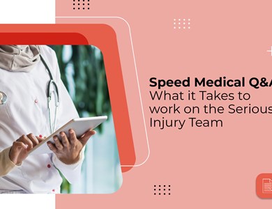 Speed Medical Q&A: What it Takes to Work on the Serious Injury Team