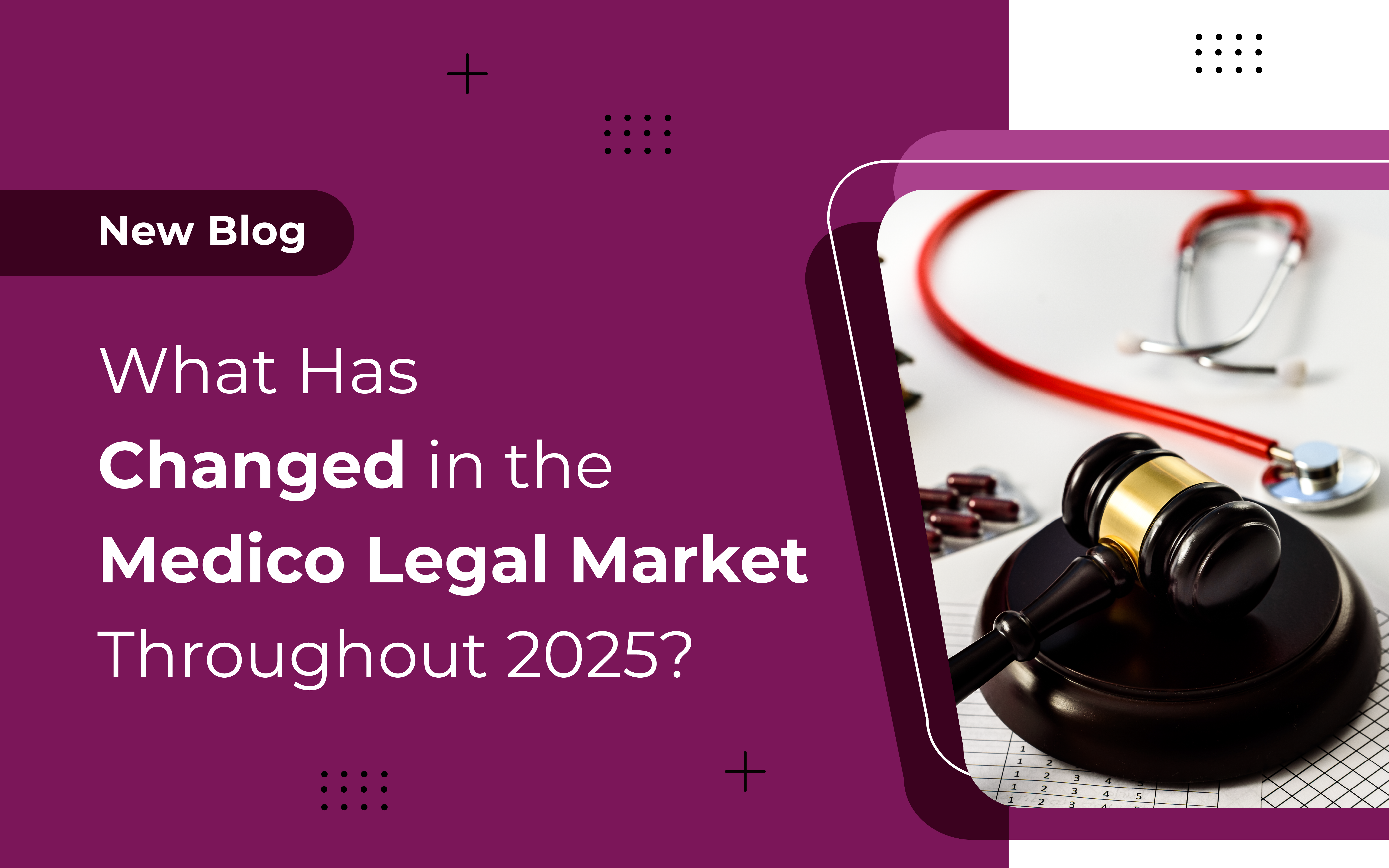 What has changed in the medico legal market throughout 2025?